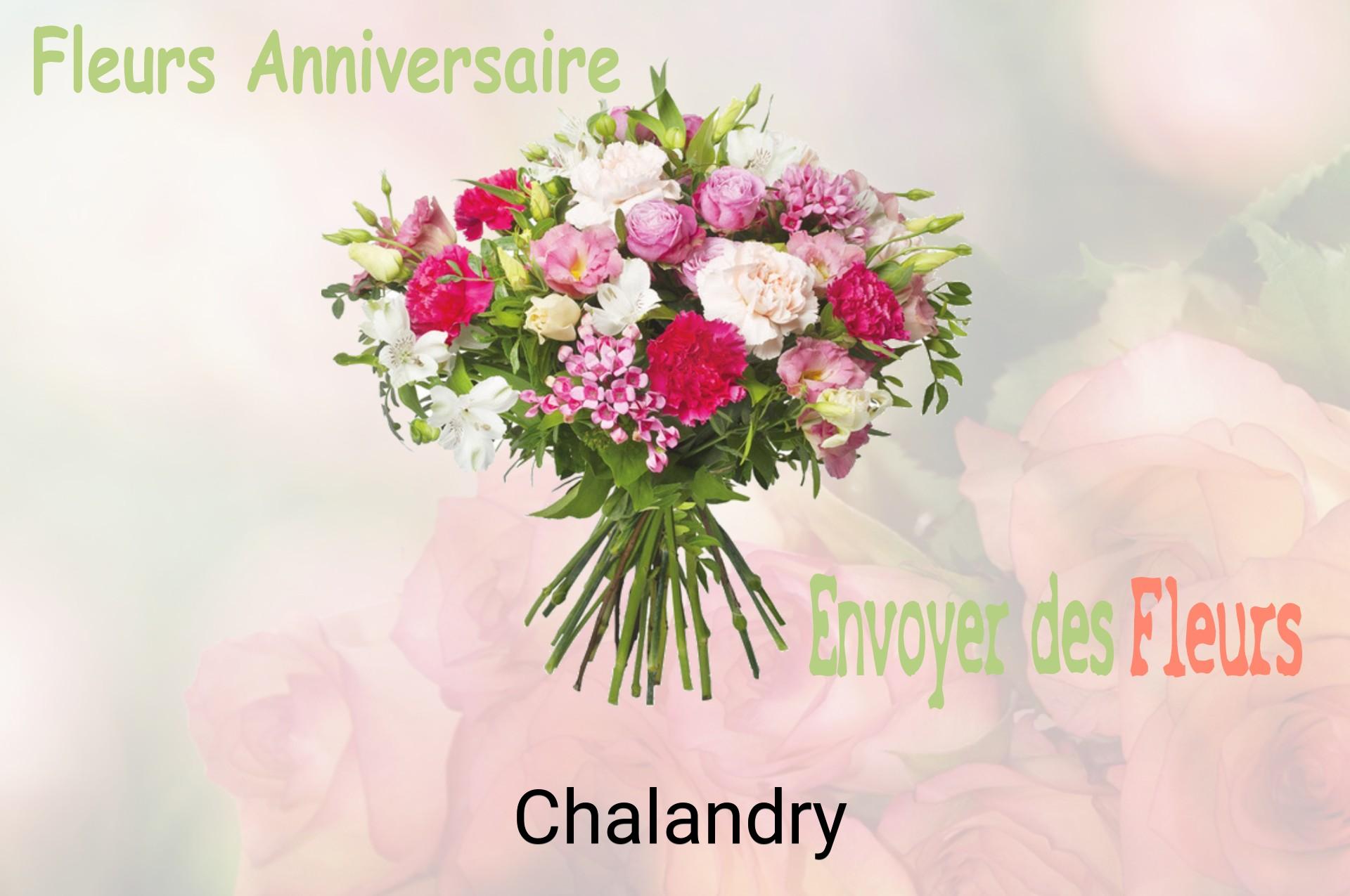 Bouquet de fleurs d’anniversaire livré à Chalandry